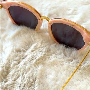 Gentle Monster Sunglass (pink & gold)